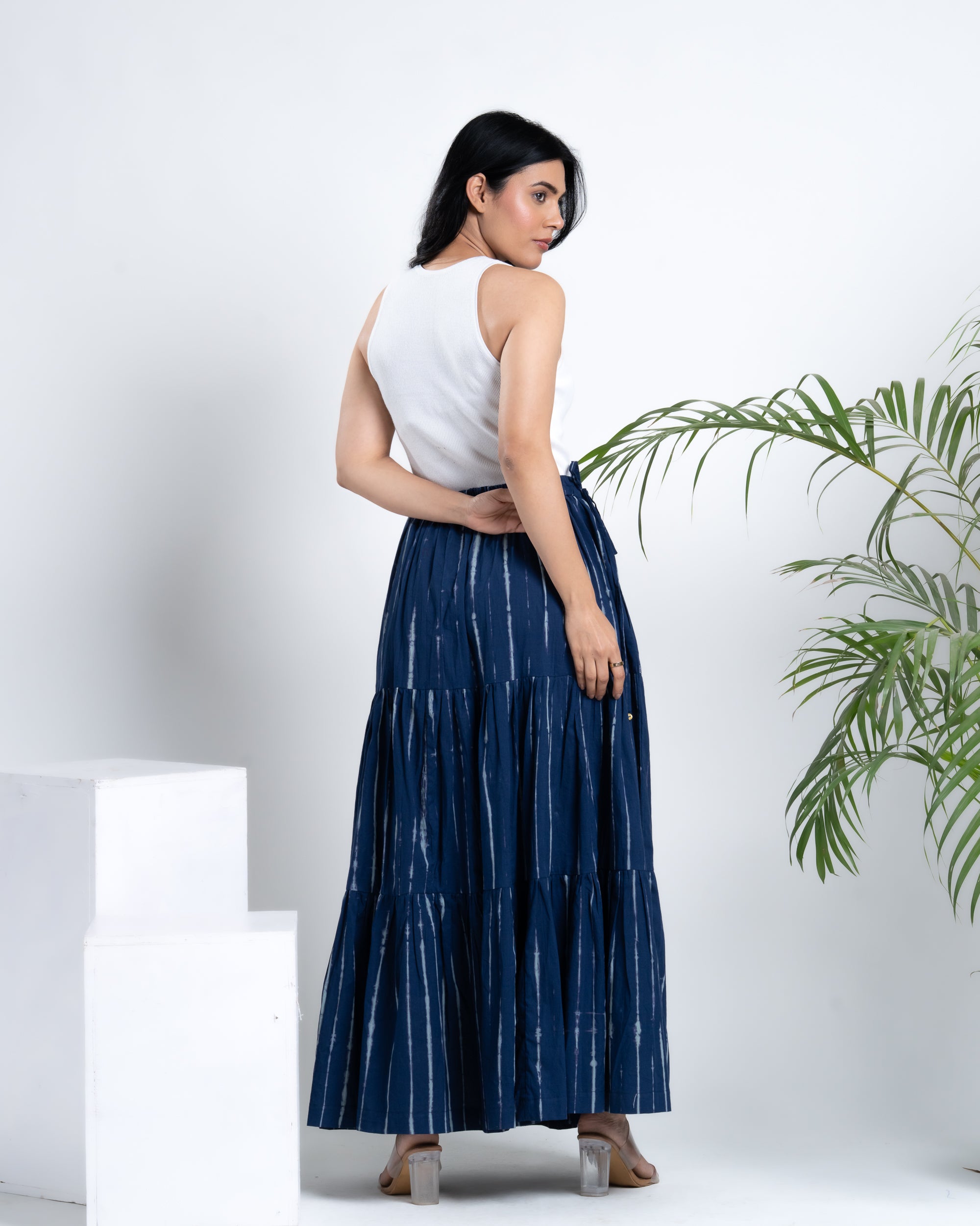 Hand-dyed Indigo Skirt – Buy Online