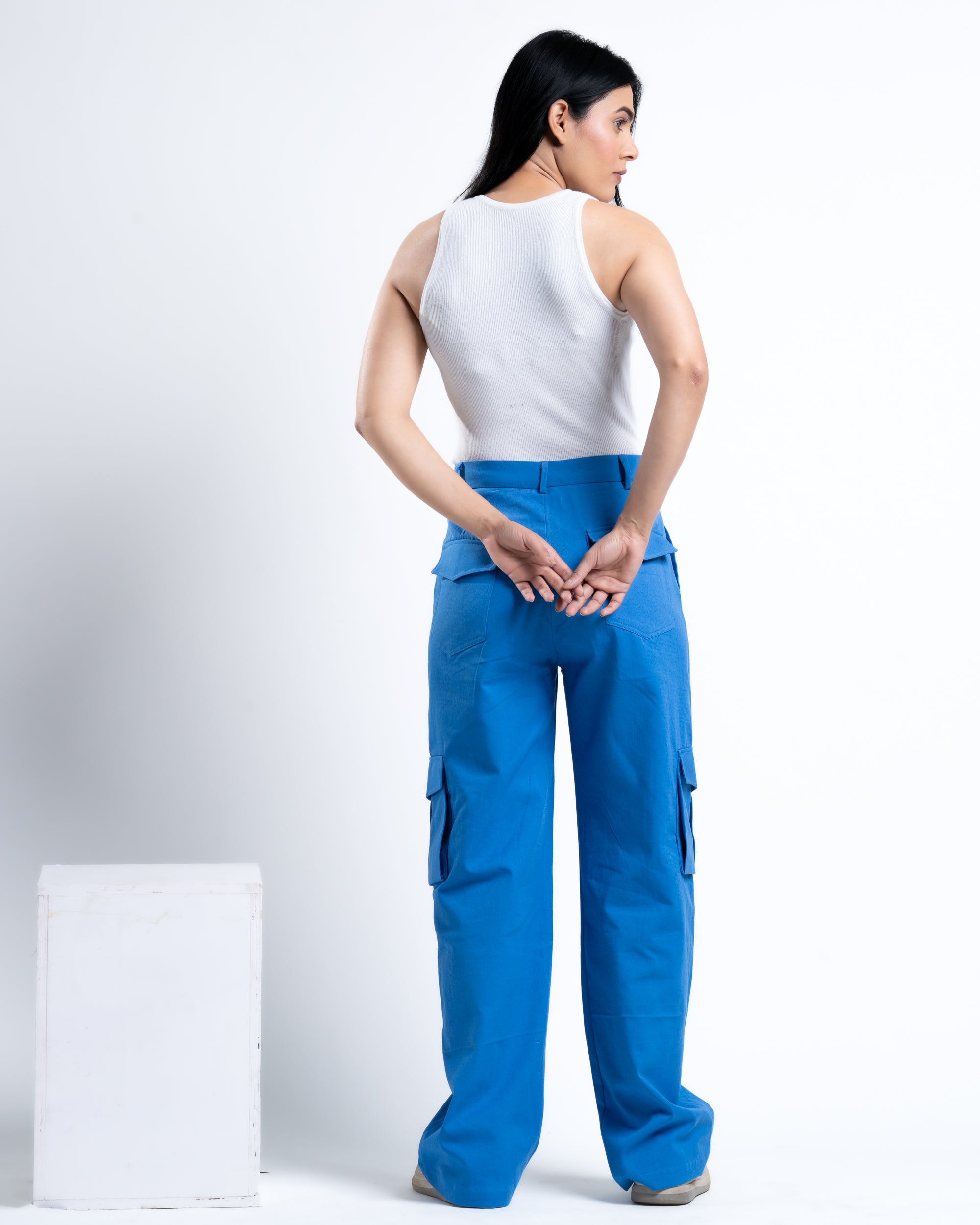 Regular Drift Cargo Pacific Blue