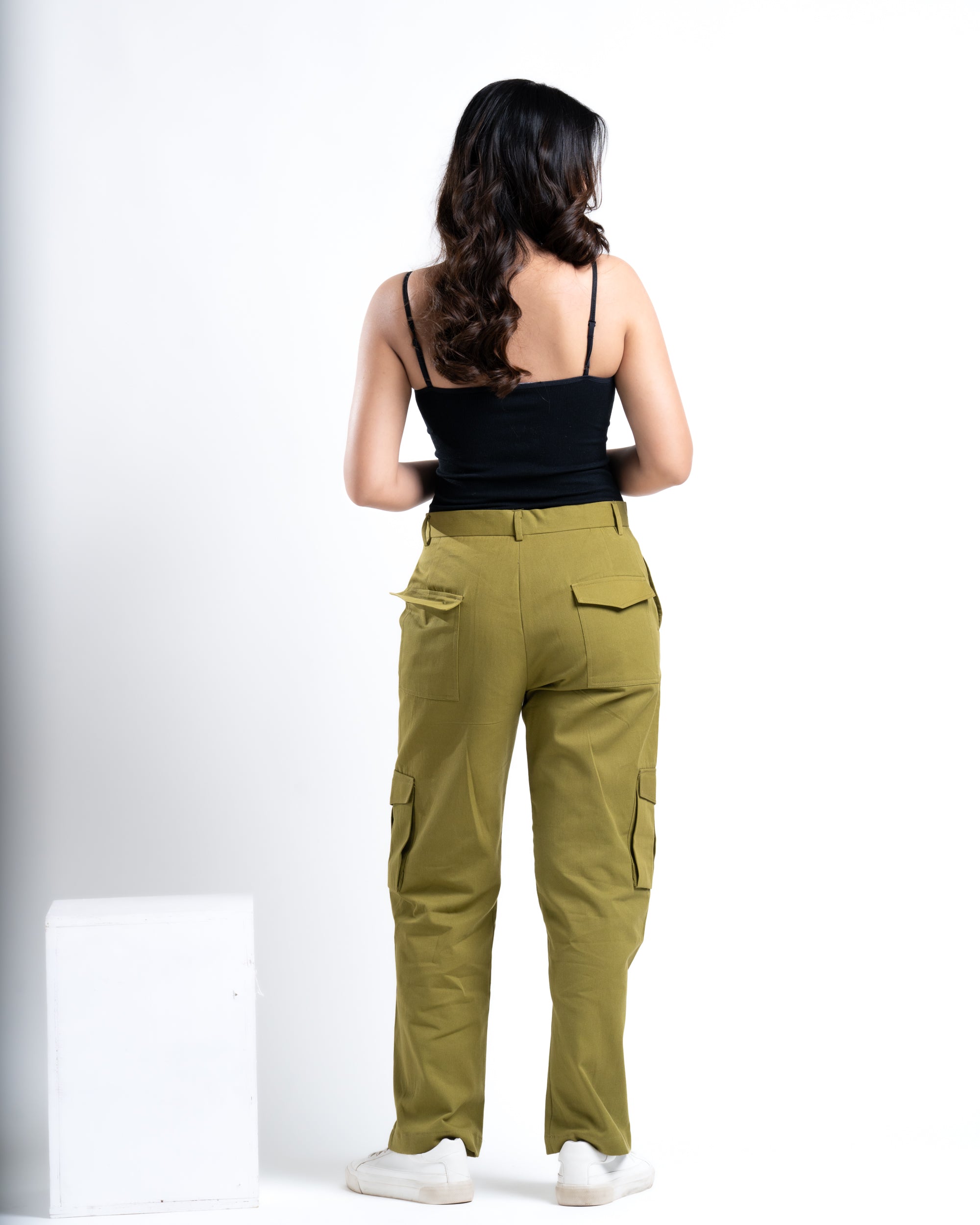 Regular Drift Cargo Moss Green