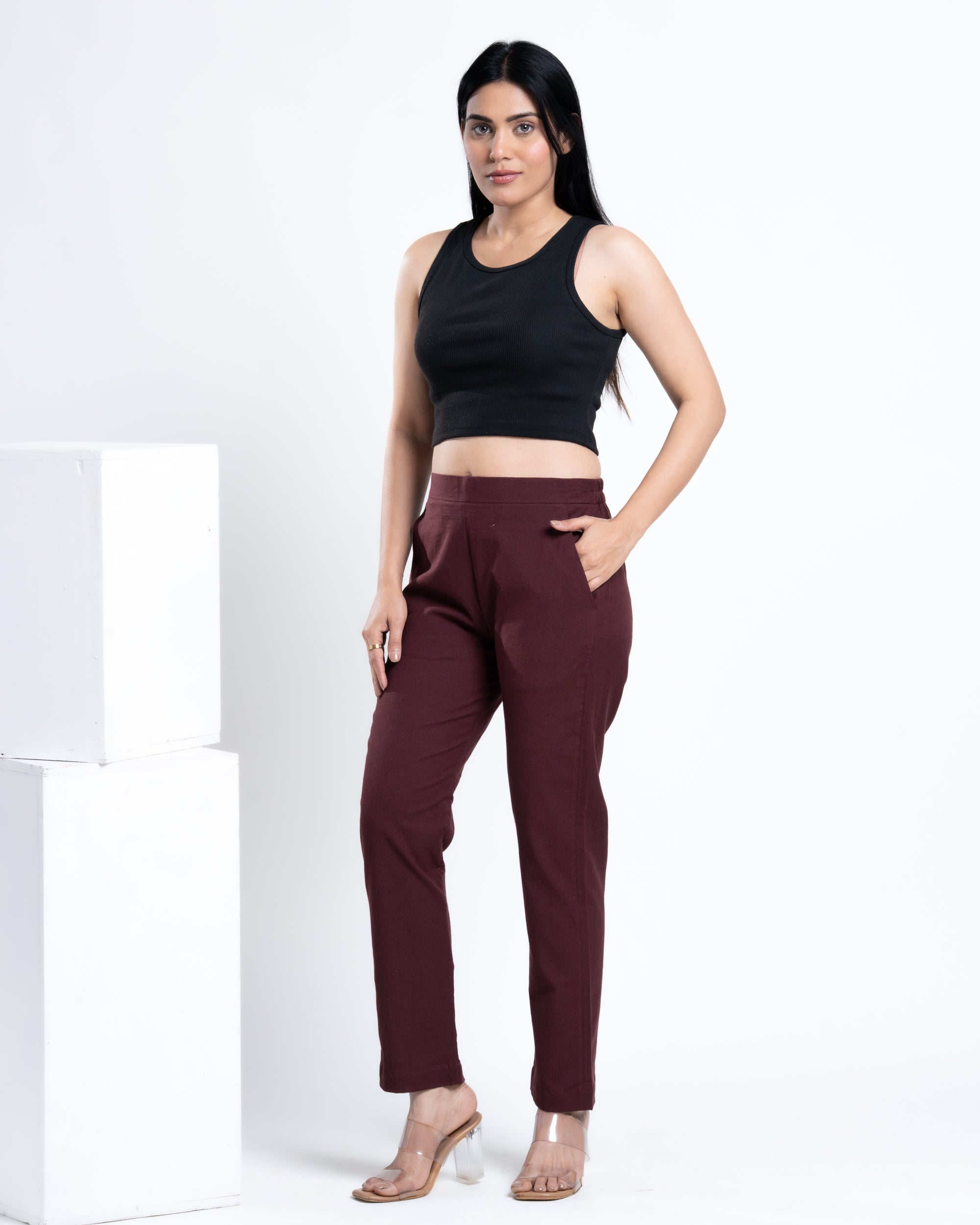 Straight Pant Classic Wine