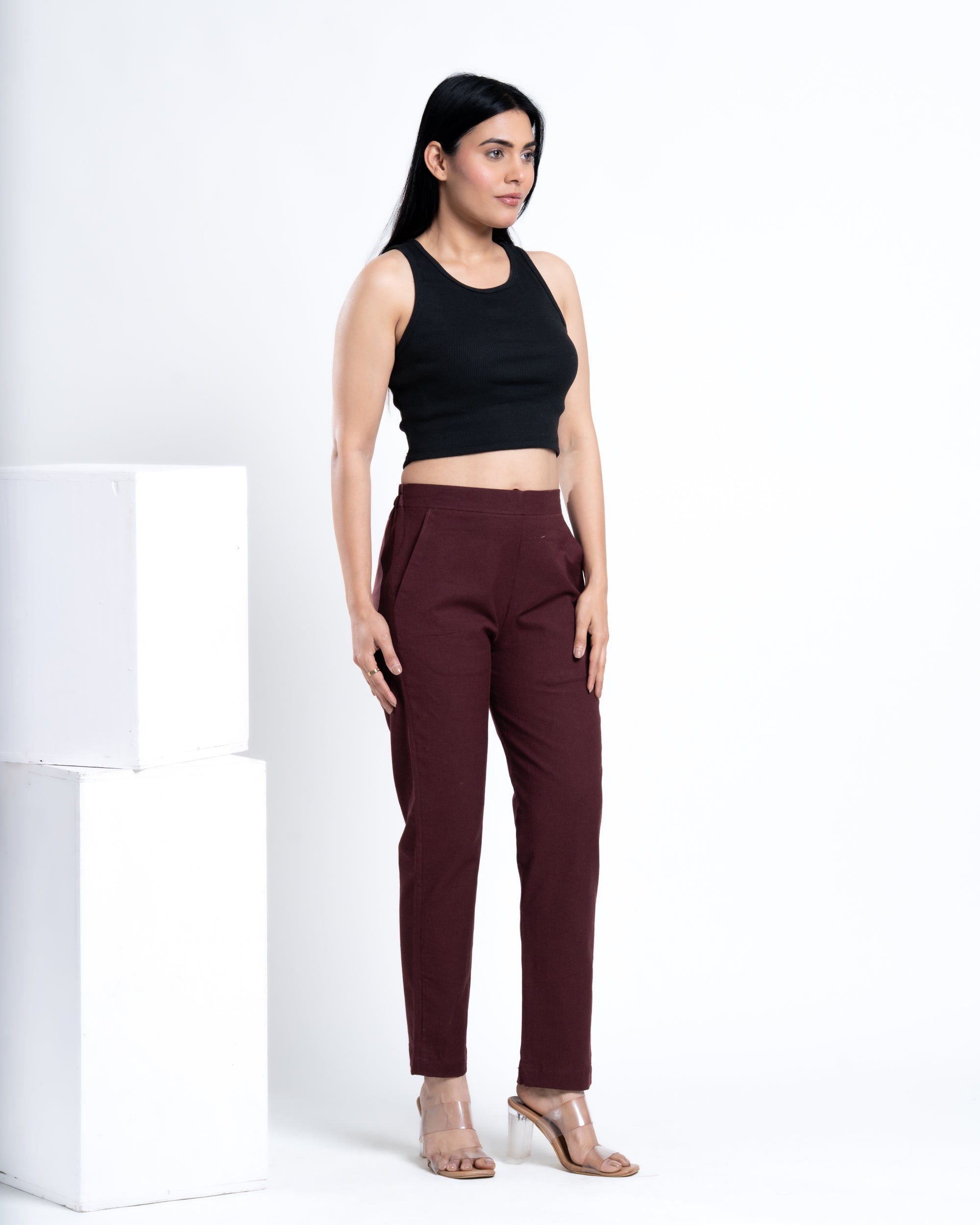 Straight Pant Classic Wine