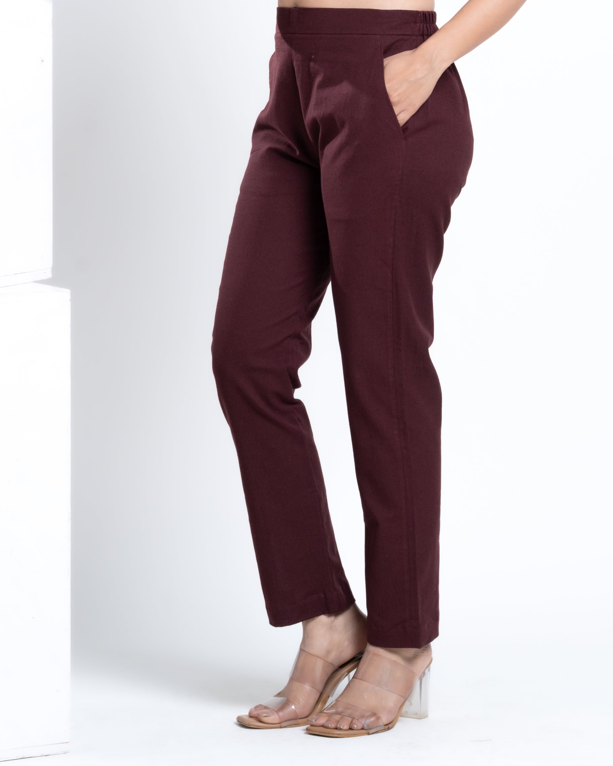 Straight Pant Classic Wine