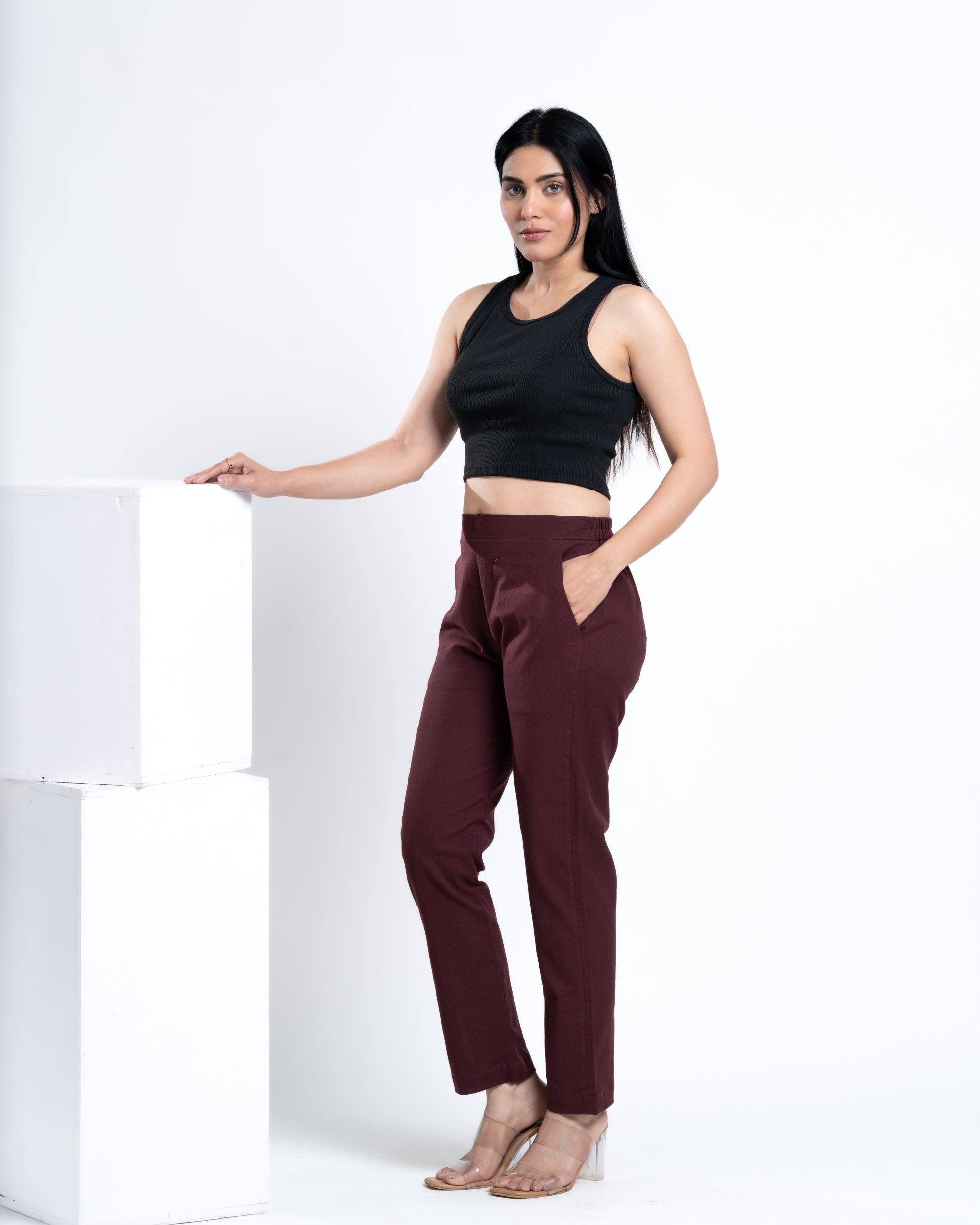 Straight Pant Classic Wine