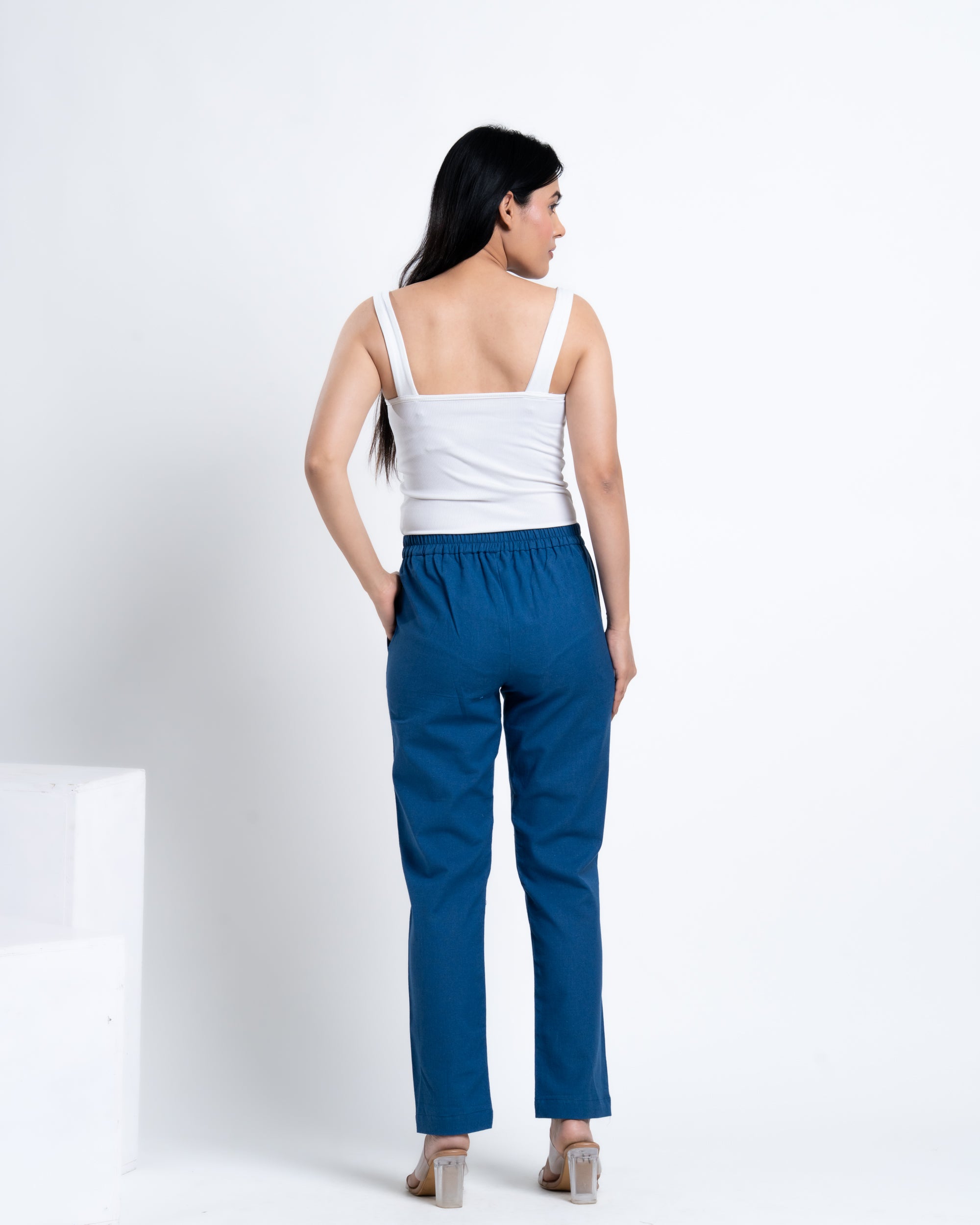 Straight Pant Ocean Blue