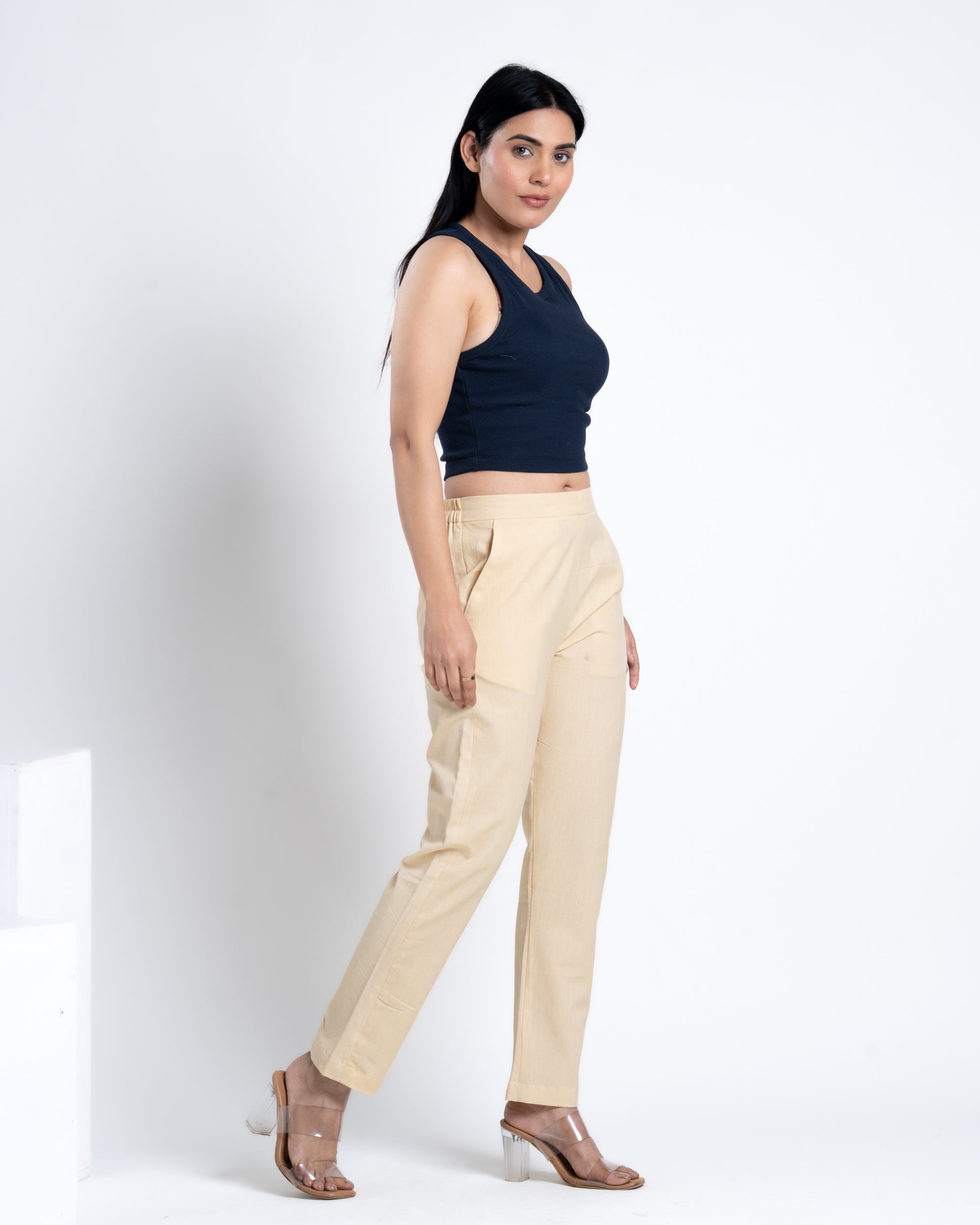 Straight Pant Sand Beige