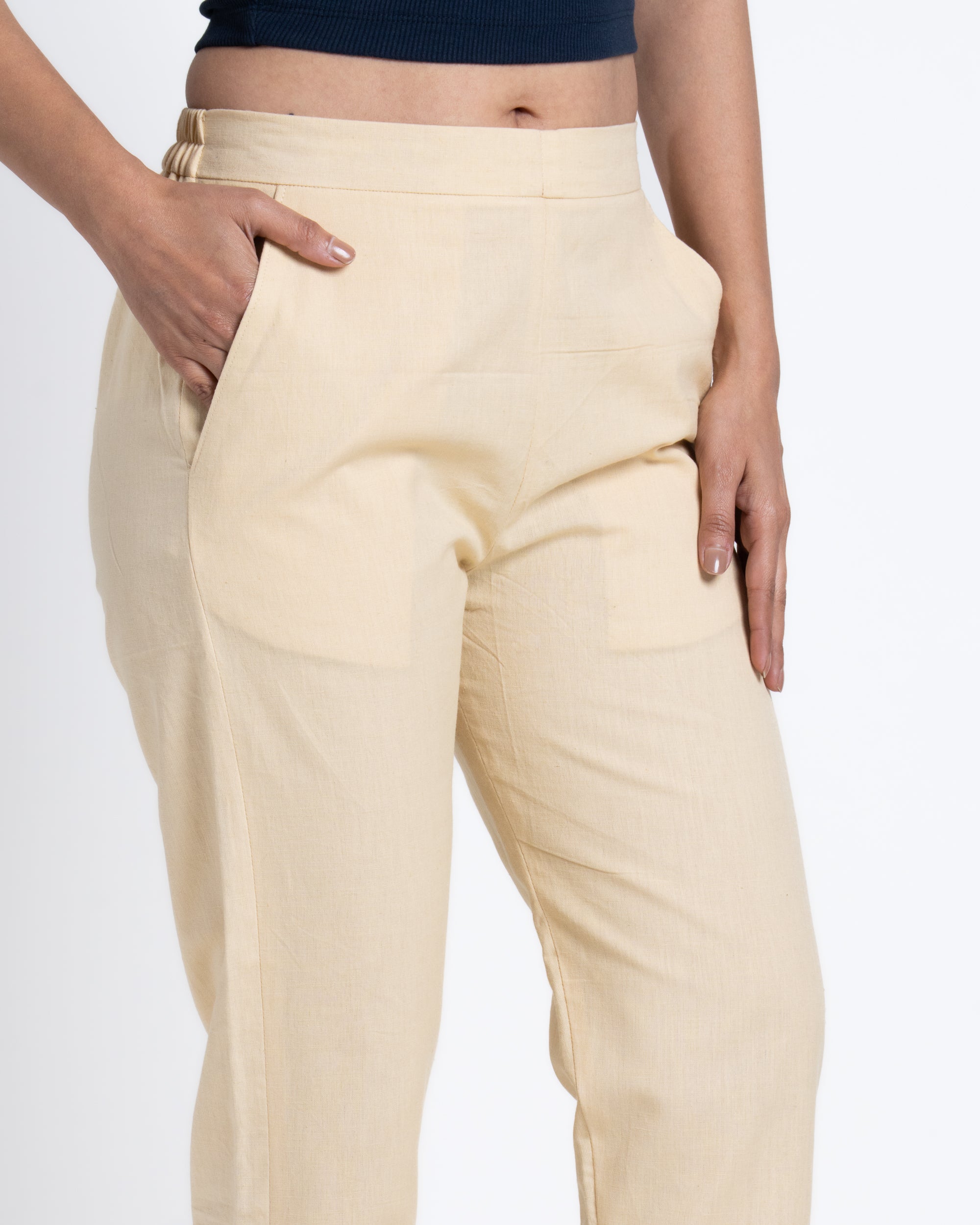 Straight Pant Sand Beige