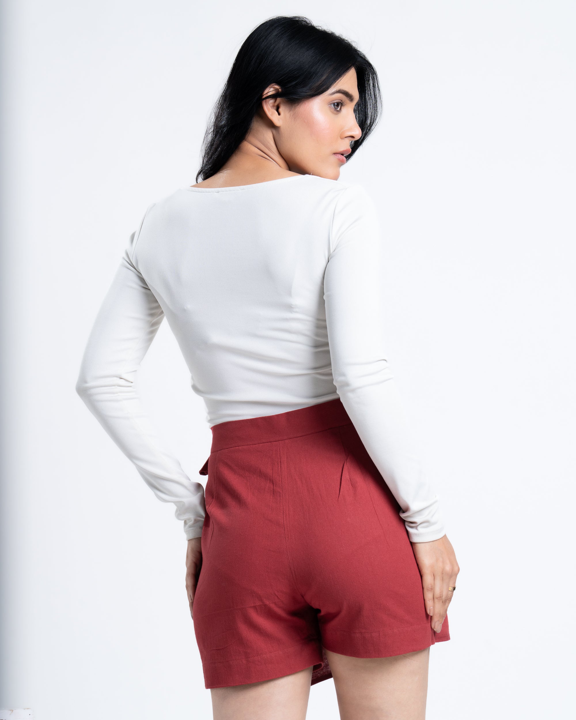Breezy Skort Brick Red