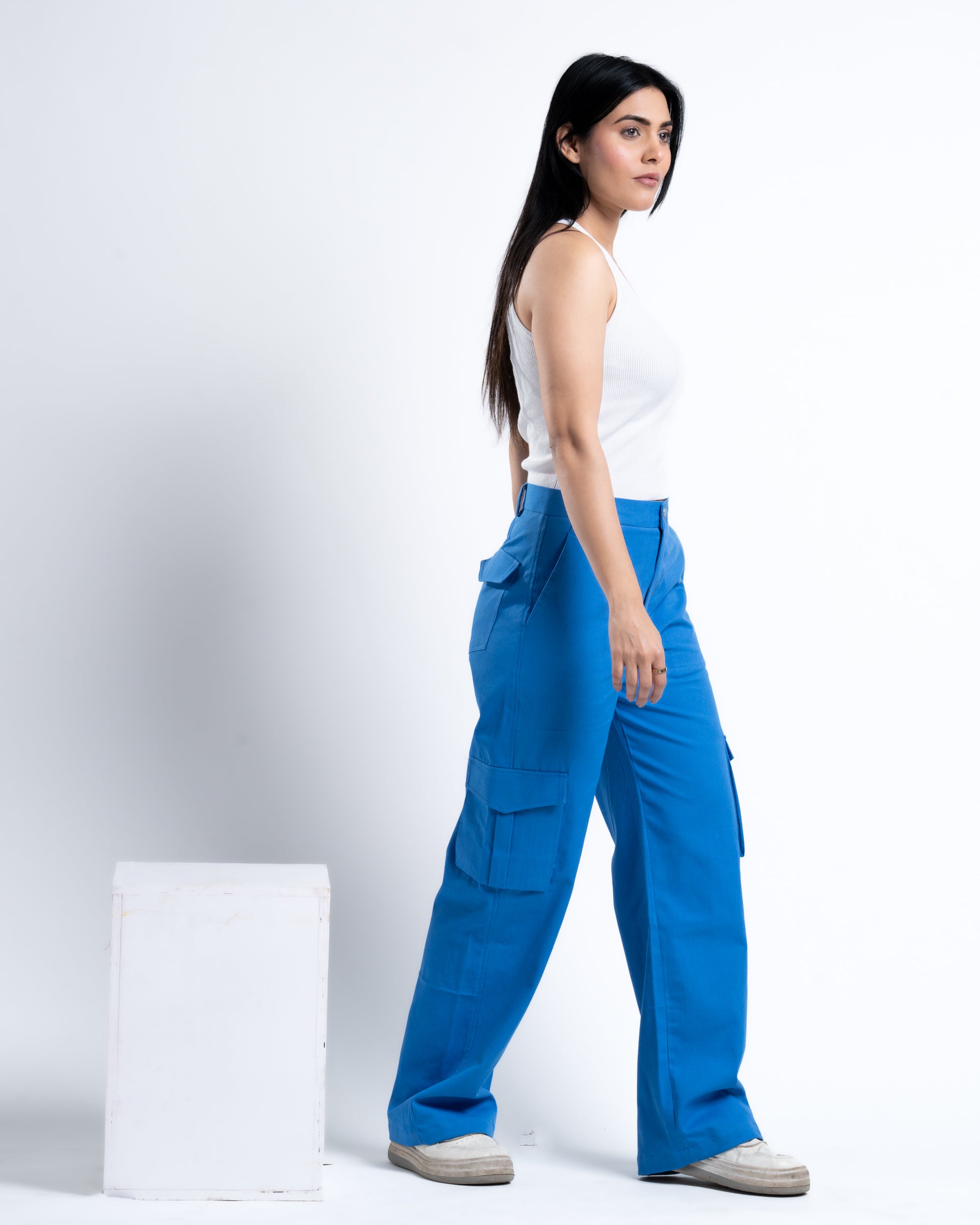 Shop Regular Drift Cargo in Pacific Blue