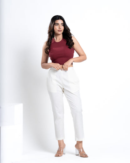 Straight Pant Ivory