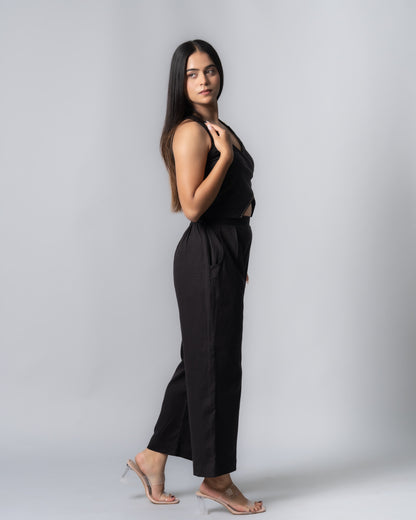 Black Wrap up Co-ord set