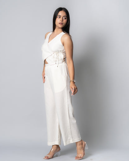 Ivory Wrap up Co-ord set