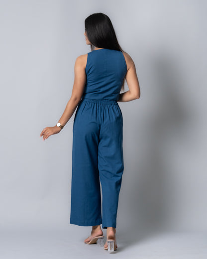 Ocean Blue Wrap up Co-ord set