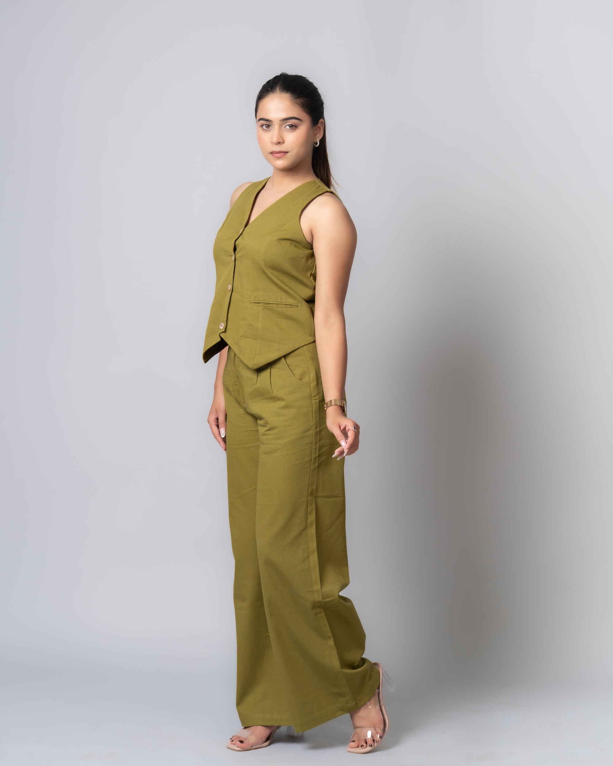 Drill Moss Green Co-ord set