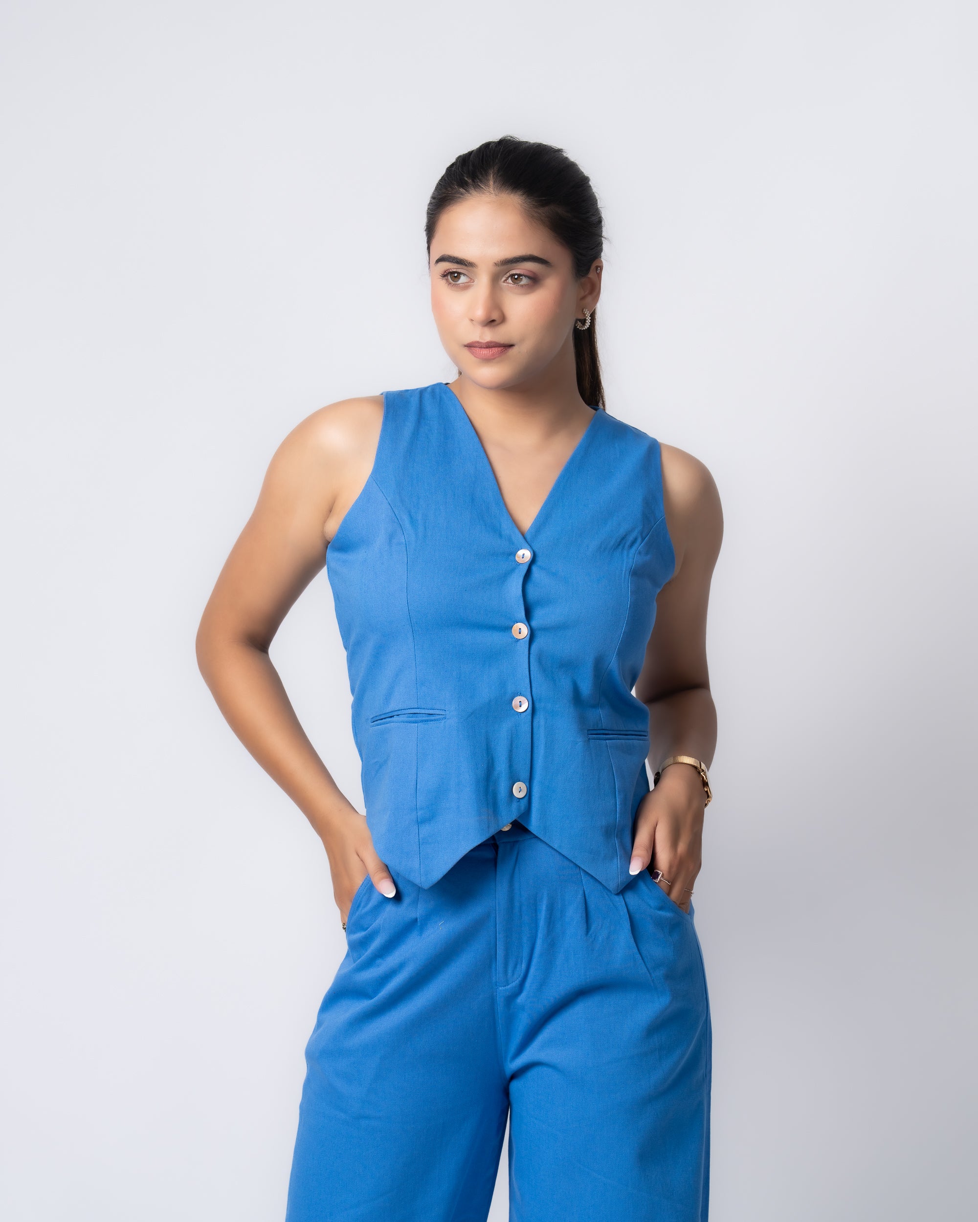 Drill Ocean Blue Co-ord set
