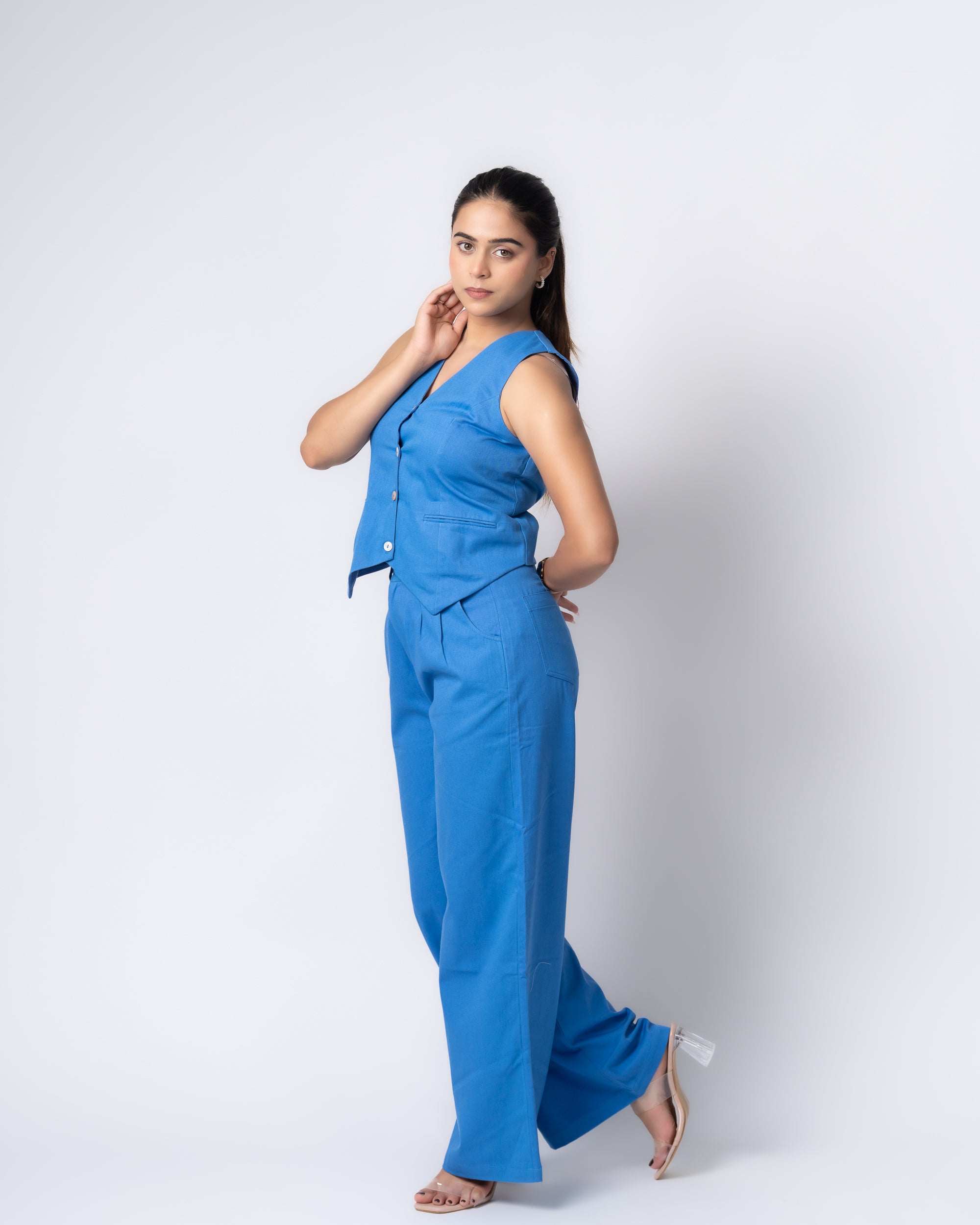 Drill Ocean Blue Co-ord set