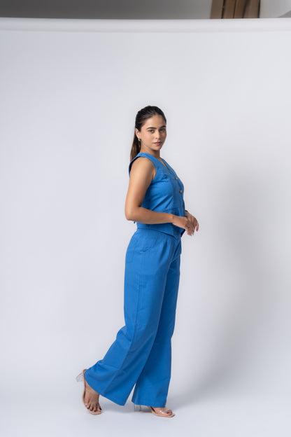 Drill Ocean Blue Co-ord set