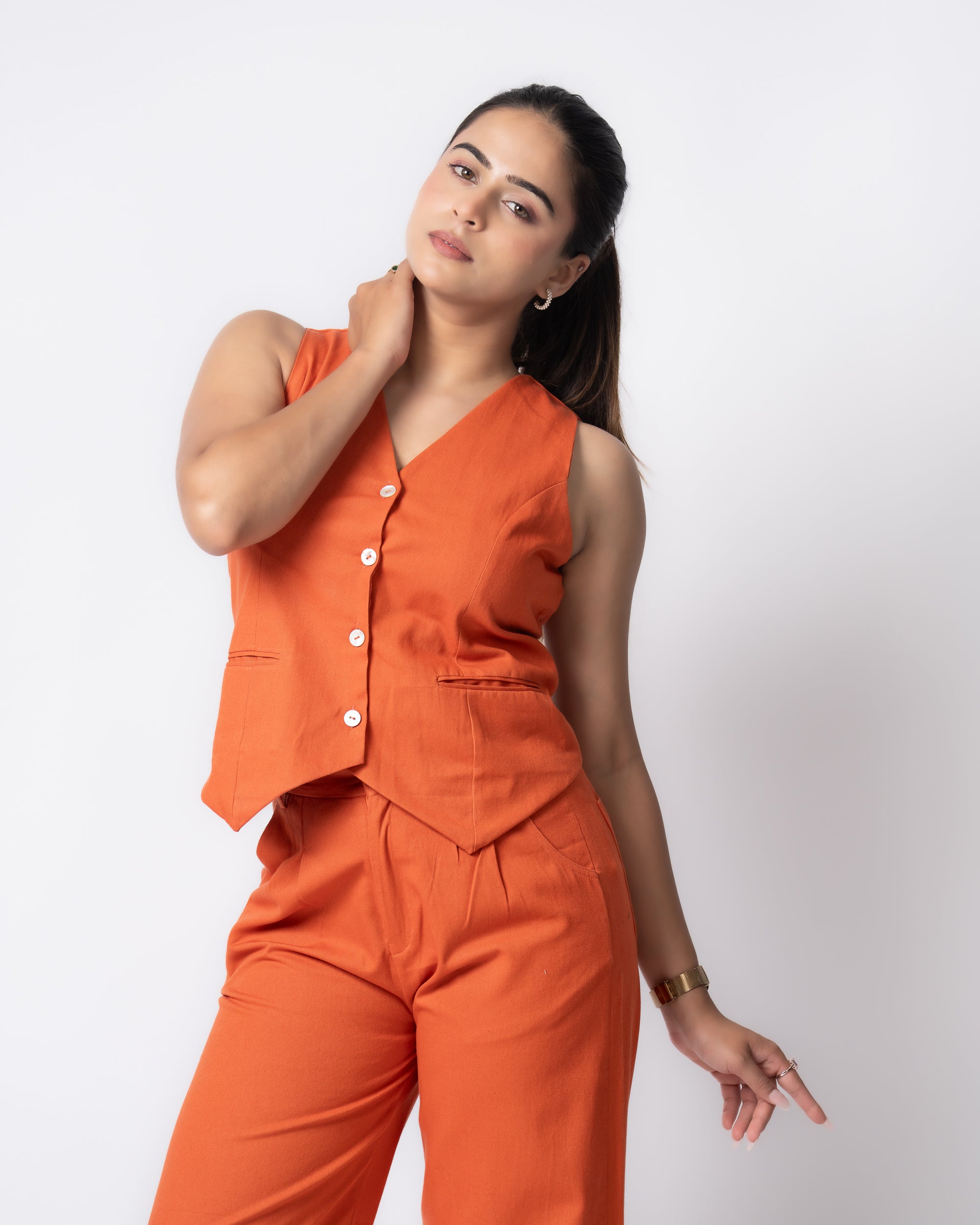 Drill Rust Orange Co-ord set