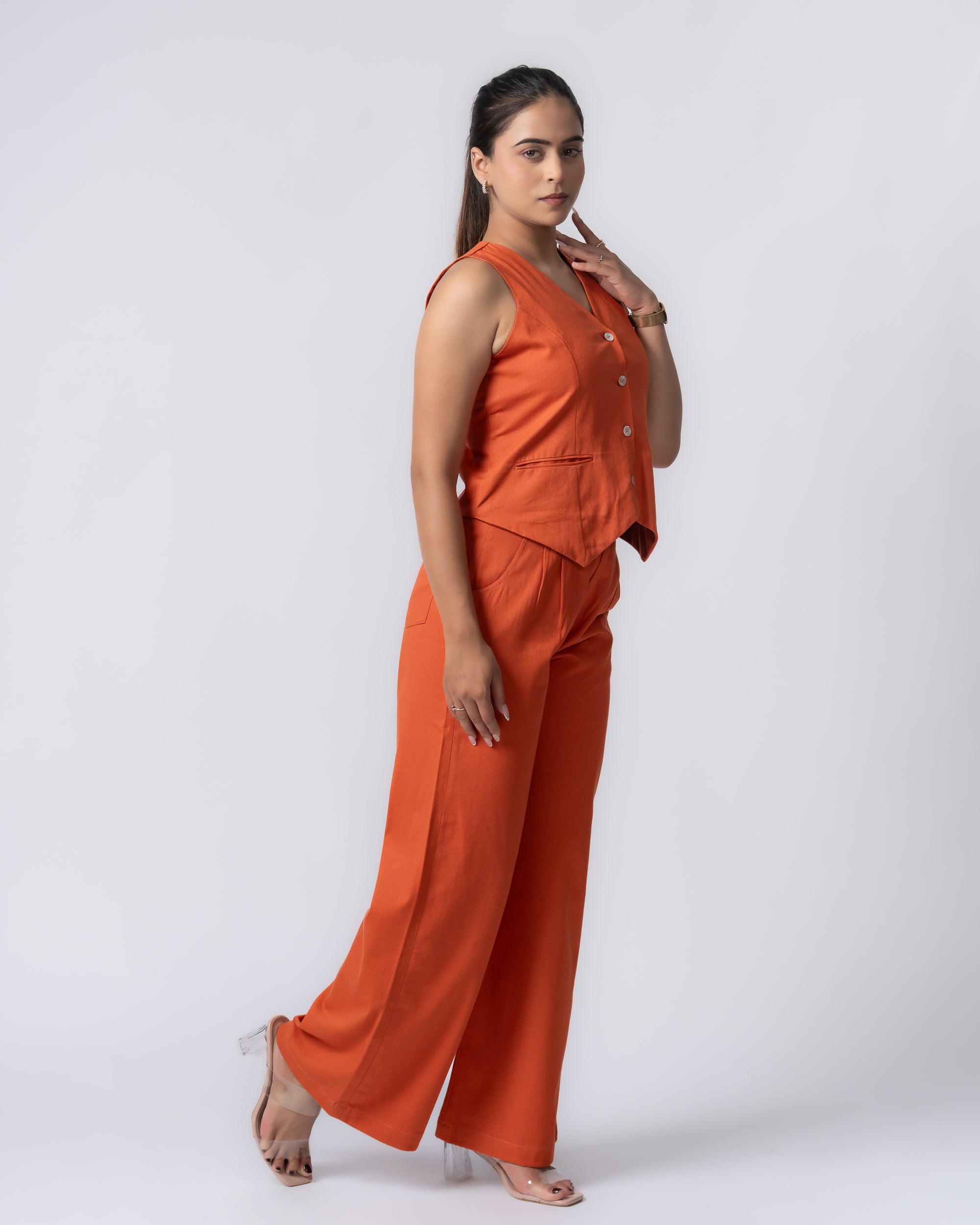 Drill Rust Orange Co-ord set